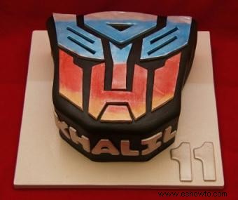 Diseños de pasteles de Transformers