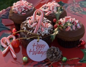 Ideas para decorar cupcakes navideños