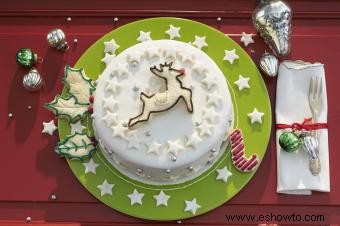 Ideas fáciles para decorar pasteles de Navidad