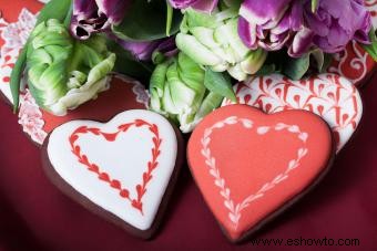 Ideas para decorar galletas en San Valentín