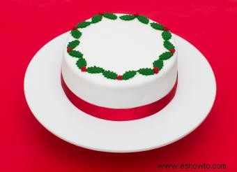 Plantillas para pasteles de Navidad