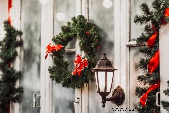 23 maravillosas ideas de decoración navideña al aire libre