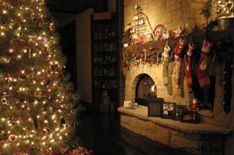 40 ideas imaginativas de decoración navideña estilo campestre