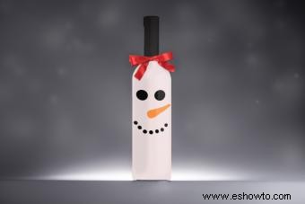5 decoraciones navideñas de botellas de vino hechas a mano para diversión festiva