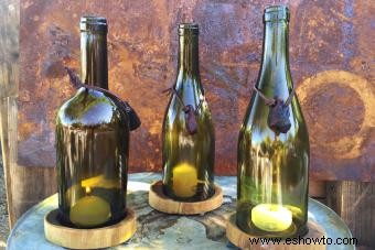 5 decoraciones navideñas de botellas de vino hechas a mano para diversión festiva