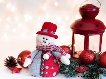 8 centros de mesa de muñecos de nieve para hacer (o comprar) esta Navidad