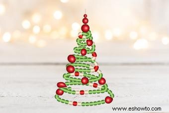 Hacer un árbol de Navidad con cuentas:consejos para principiantes