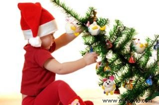 Árboles de Navidad pequeños de mesa:opciones e ideas decorativas