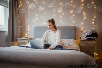 4 lindas y sencillas ideas de decoración navideña para dormitorios