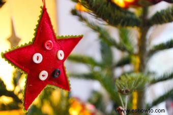 Ideas para manualidades y adornos navideños de fieltro para hacer uno mismo