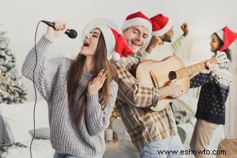 Opciones e ideas para fiestas navideñas de karaoke 