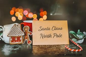 Dirección postal de Papá Noel:Cartas desde el Polo Norte