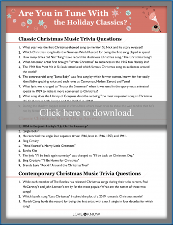 Trivia de canciones navideñas:¿Estás en sintonía con los clásicos navideños?