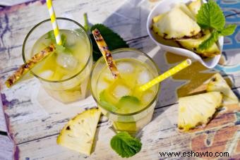 15 cócteles de jugo de piña para una escapada tropical