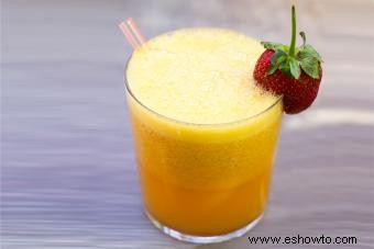 Fuzzy Navel Slush Receta:una bebida fresca y encantadora 