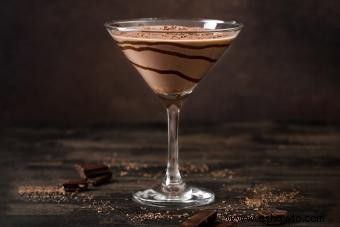 Receta clásica de martini de chocolate y variaciones decadentes