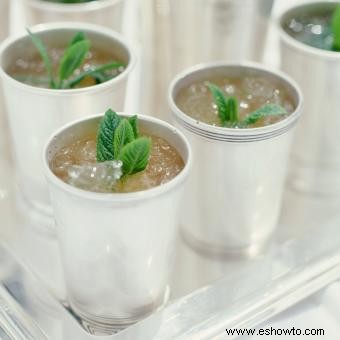 Receta clásica de julepe de menta y variaciones ganadoras