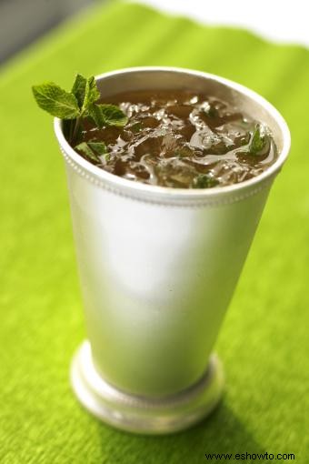 Receta clásica de julepe de menta y variaciones ganadoras