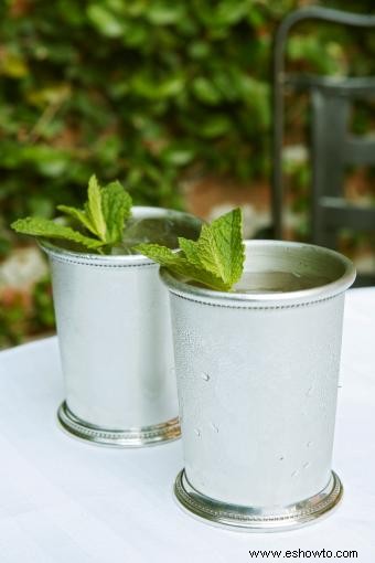 Receta clásica de julepe de menta y variaciones ganadoras