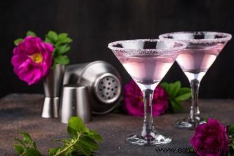 10 divertidas recetas de martini morado