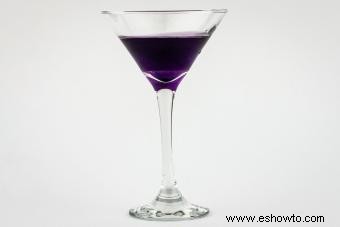 10 divertidas recetas de martini morado