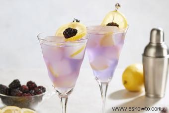 10 divertidas recetas de martini morado