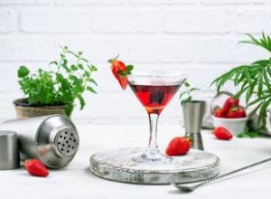 13 martinis de fresa:la combinación de cóctel más dulce