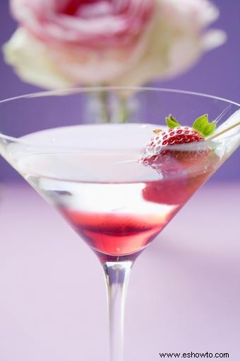 13 martinis de fresa:la combinación de cóctel más dulce