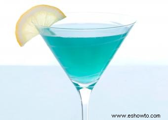 7 recetas de Blue Martini para un cóctel llamativo