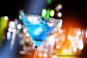 7 recetas de Blue Martini para un cóctel llamativo