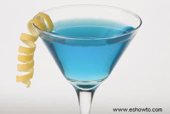 7 recetas de Blue Martini para un cóctel llamativo