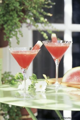 9 recetas de martini de sandía para saborear el verano durante todo el año