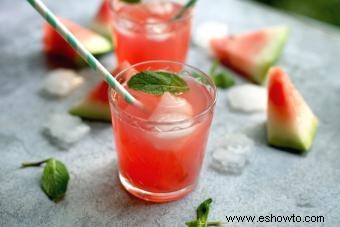 9 recetas de martini de sandía para saborear el verano durante todo el año