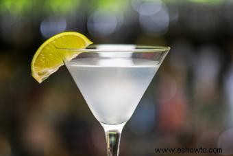 Una receta de cóctel fuerte y picante con vodka Gimlet