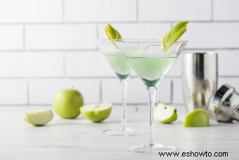 Martini de manzana:receta clásica + algunas variaciones divertidas