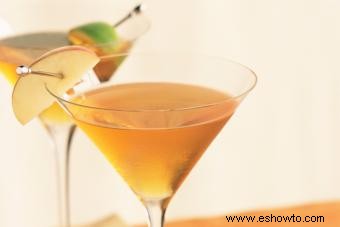Martini de manzana:receta clásica + algunas variaciones divertidas