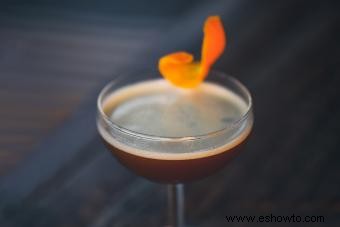 Receta de martini de chocolate Baileys:añadir un toque dulce