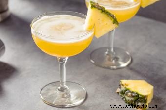 Receta de daiquiri de piña y playa