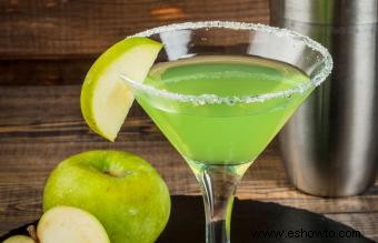 Recetas de martini de manzana y caramelo:dulce y sencillo