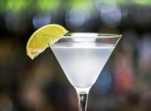 Martini de lima limpio y sencillo