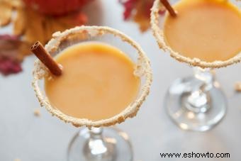 Deliciosa receta de martini de calabaza y especias