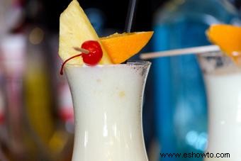 Receta deliciosa de mezcla de piña colada:Haz la tuya propia