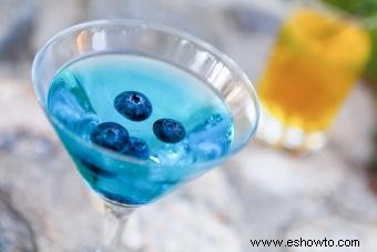 Recetas deliciosamente ligeras de martini de arándanos que debes probar