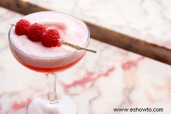 Martini francés con Chambord y champán:recetas sencillas