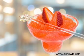 Daiquiri de fresa congelado:Recetas para refrescarse