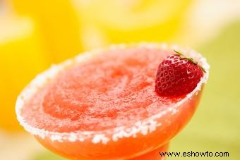 Daiquiri de fresa congelado:Recetas para refrescarse