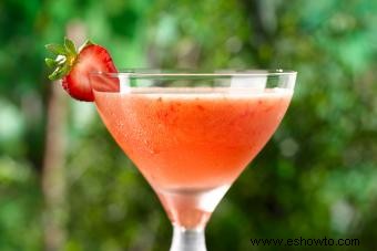 Daiquiri de fresa congelado:Recetas para refrescarse