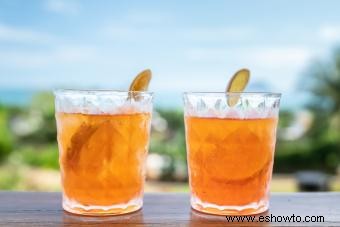 Receta de margarita dorada con tequila dorado