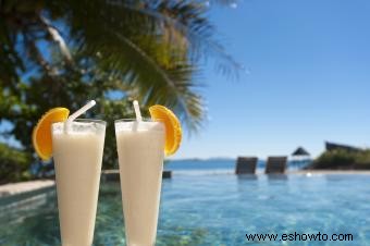 Recetas hawaianas de bebidas sin alcohol