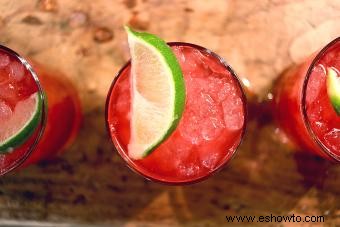 Refresco de lima y tequila:Recetas para refrescarse